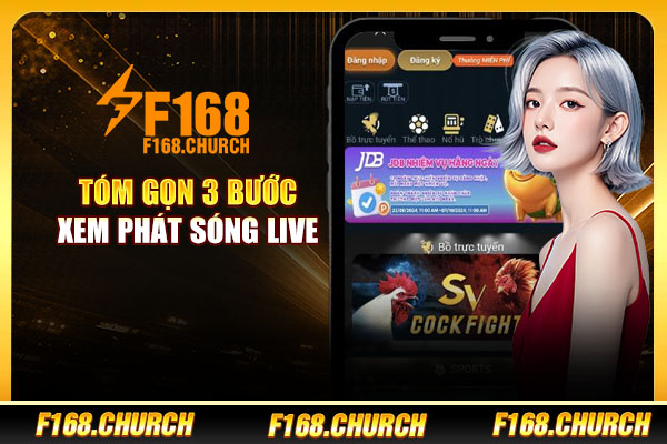 Tóm gọn 3 bước xem phát sóng live