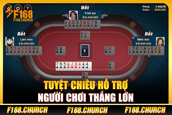 Tuyệt chiêu hỗ trợ người chơi thắng lớn Tuyệt chiêu hỗ trợ người chơi thắng lớn